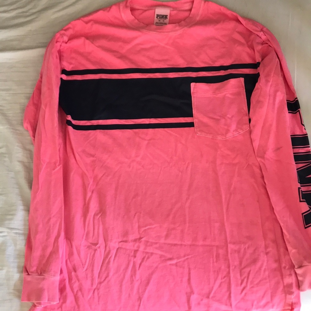 Victoria Secret Pink: Long sleeve pink top